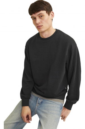 Bluza JACK &JONES Charge Crew - 12257853-Black [6]