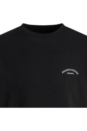 Bluza JACK &JONES College Logo Crew PLS - 12296064-Black [1]