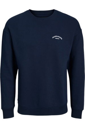 BĂRBAŢI - Bluza JACK &JONES College Logo Crew PLS - 12296064-Navy Blazer