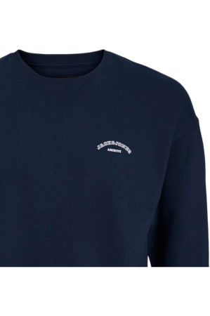 Bluza JACK &JONES College Logo Crew PLS - 12296064-Navy Blazer [3]