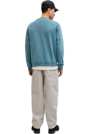 Bluza JACK &JONES Fusion Graphic Sweat Crew - 12289807-North Atlantic [1]