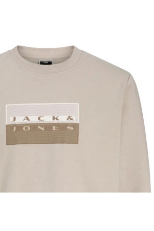 Bluza JACK &JONES Fusion Graphic Sweat Crew - 12289807-Pure Cashmere [3]