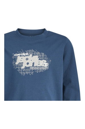 Bluza JACK &JONES Grid Branding Crew JNR - 12285159-Titan [3]