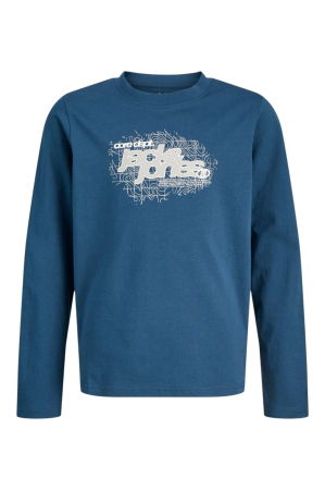 BLUZE - Bluza JACK &JONES Grid Branding Crew JNR - 12285159-Titan