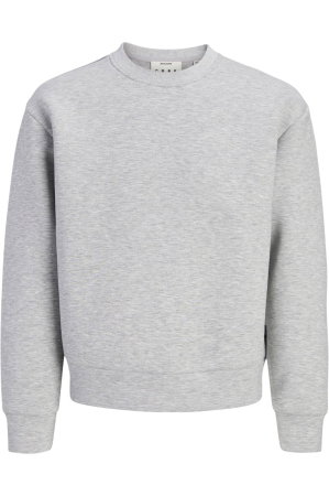 Bluza JACK &JONES Legacy Sweat Scuba LN BF - 12306535-Light Grey Melange [2]