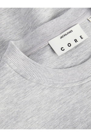 Bluza JACK &JONES Legacy Sweat Scuba LN BF - 12306535-Light Grey Melange [3]