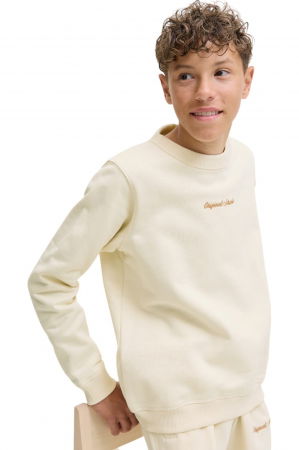 Bluza JACK &JONES Norrebro EMB JNR - 12284064-Antique White [4]