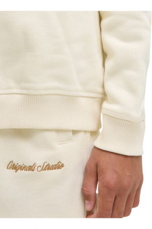 Bluza JACK &JONES Norrebro EMB JNR - 12284064-Antique White [2]