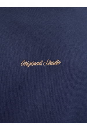 Bluza JACK &JONES Norrebro Emb Sweat Crew - 12282893-Ocean Cavern [3]