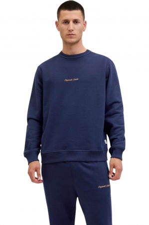 REDUCERI - Bluza JACK &JONES Norrebro Emb Sweat Crew - 12282893-Ocean Cavern