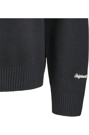 Bluza JACK &JONES Norrebro Knit Crew - 12282728-Black [2]