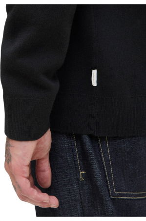 Bluza JACK &JONES Norrebro Light Knit Crew Sn - 12284844-Black [2]