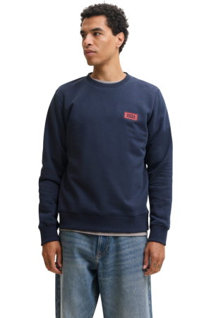 BĂRBAŢI - Bluza JACK &JONES Rush Sweat Crew Neck - 12298426-Navy Blazer