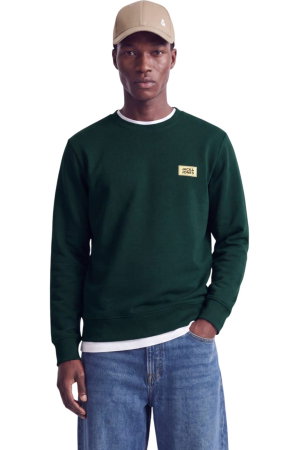 BĂRBAŢI - Bluza JACK &JONES Rush Sweat Crew Neck - 12298426-Scarab