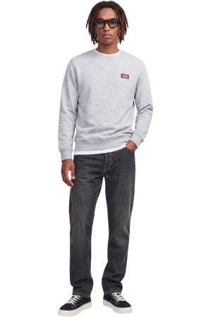 Bluza JACK &JONES Rush Sweat Crew Neck - 12298426-White Melange [4]