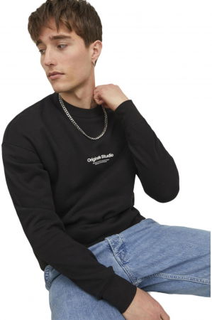 Bluza JACK &JONES Vesterbro Crew - 12241694-Black [5]