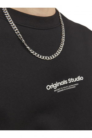 Bluza JACK &JONES Vesterbro Crew - 12241694-Black [4]