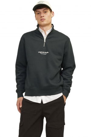 Bluza JACK &JONES Vesterbro Qtr Zip - 12241777-Forest [2]