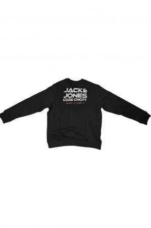 Bluza JACK &JONES Vibrant Crew Back Print - 12277749-Black [1]