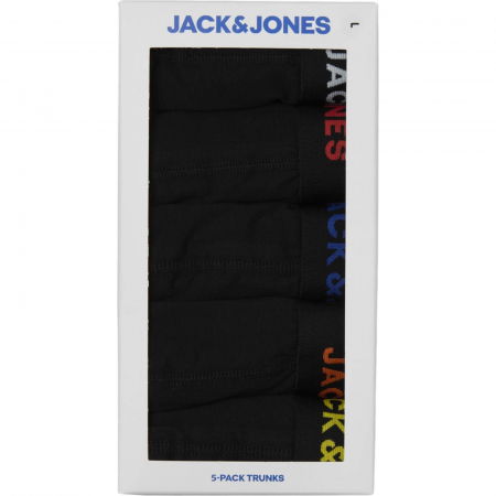 Boxeri JACK &JONES BF Trunks 5 perechi - 12167028-Black [5]