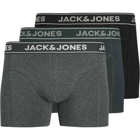 REDUCERI - Boxeri JACK &JONES BF Trunks PLS 3P - 12291510-Dark Grey Melange