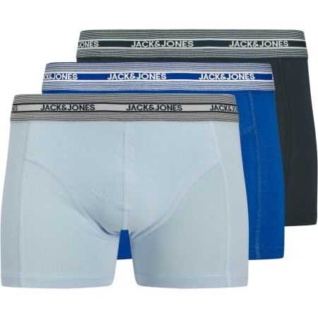 LENJERIE - Boxeri JACK &JONES Cleo Solid Trunks 3P Jnr - 12280318-Chambray Blue