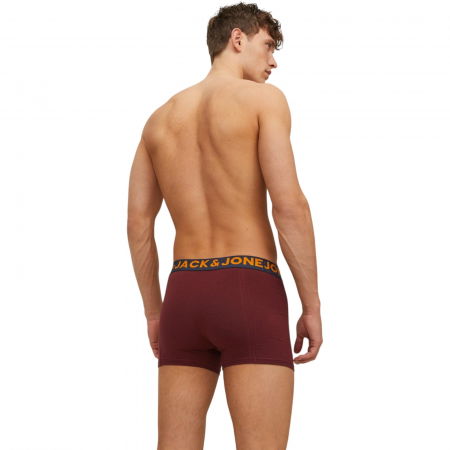 Boxeri JACK &JONES Clichfield 3 perechi - 12113943-Burgundy [2]