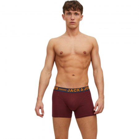 Boxeri JACK &JONES Clichfield 3 perechi - 12113943-Burgundy [3]