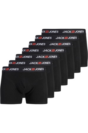 LENJERIE - Boxeri JACK &JONES Corp Old Logo 7P - 12282781-Black