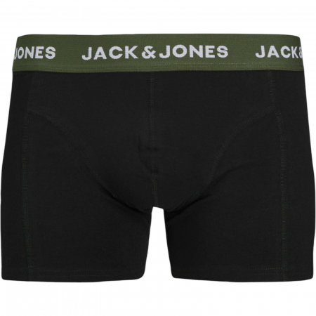 Boxeri JACK &JONES Oliver Solid Trunks 5 Perechi - 12259103-Black [2]