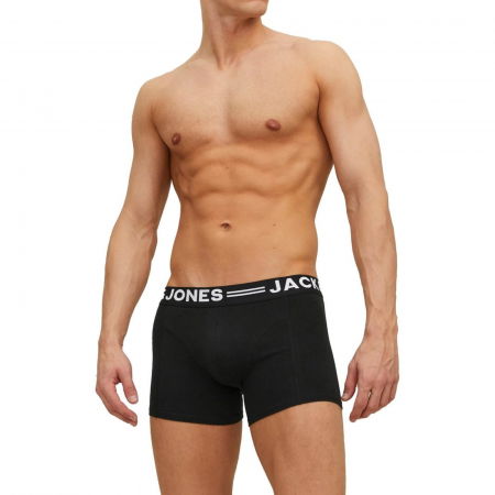 Boxeri JACK &JONES Sense 3 Perechi - 12081832-Black B [1]