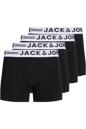 LENJERIE - Boxeri JACK &JONES Sense 5 Perechi - 12298998-Black