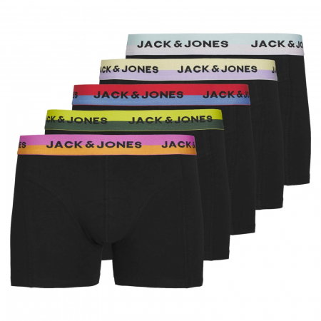Boxeri JACK &JONES Splitter 5-Pack - 12250337-Black [0]