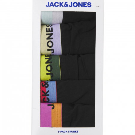 Boxeri JACK &JONES Splitter 5-Pack - 12250337-Black [6]