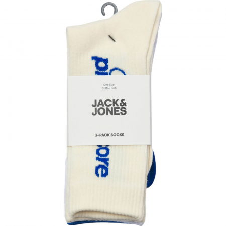 Ciorapi JACK &JONES Aero Tennis JNR 3 Perechi - 12274729-Buttercream [1]