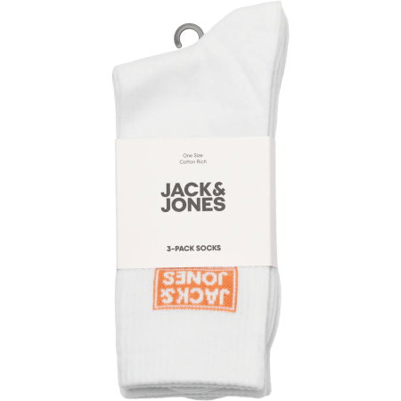 Ciorapi JACK &JONES Daze Tennis Socks 3 perechi - 12299295-White [1]