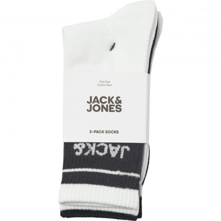 Ciorapi JACK &JONES Jerry Tennis 3 Perechi - 12268579-Asphalt [1]