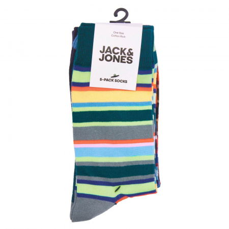 Ciorapi JACK &JONES Maggie 5-Pack - 12228653-Blue [1]