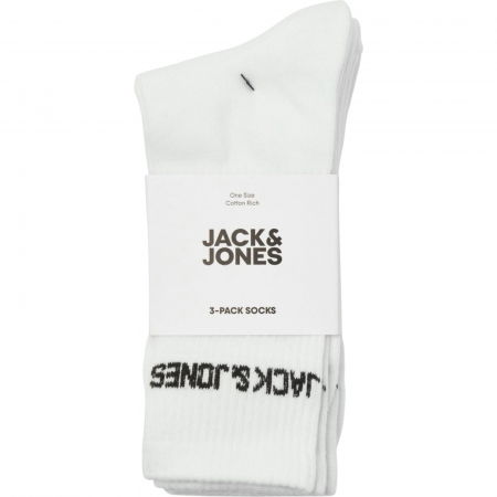 Ciorapi JACK &JONES Melvin Tennis 3 perechi - 12260083-White [2]