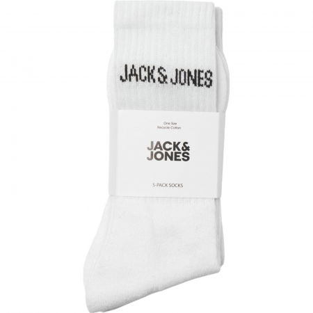 Ciorapi JACK &JONES Regen Tennis 5 perechi - 12266536-White [1]