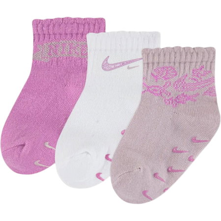 NOUTĂŢI - Ciorapi NIKE Lace It Up Ankle 3P - NN1327-P64