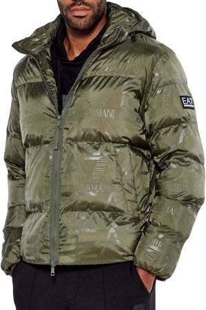 BĂRBAŢI - Geaca Emporio Armani EA7 Mountain Poly Down Hood - AF15969-7M000697-U8100