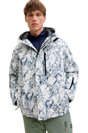 ÎMBRĂCĂMINTE - Geaca JACK &JONES Alpes Ski JKT Aw25 - 12284649-Bering Sea AOP