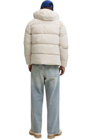 Geaca JACK &JONES Global Puffer - 12283517-Moonbeam [1]