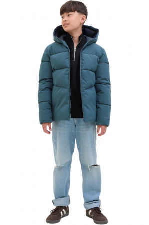 Geaca JACK &JONES Global Puffer JNR - 12283847-Orion Blue [5]