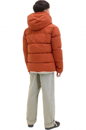 Geaca JACK &JONES Global Puffer JNR - 12283847-Picante [1]