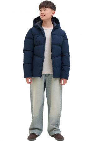 Geaca JACK &JONES Global Puffer JNR - 12283847-Sky Captain [5]