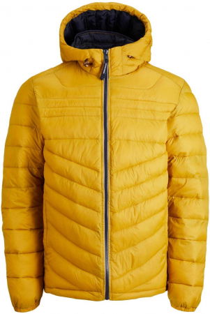 Geaca JACK &JONES Hero Puffer - 12211785-Harvest Gold CONTRAST ZIP [0]
