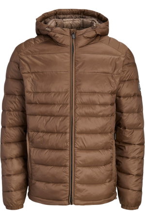 Geaca JACK &JONES Kingsley Light Puffer Hood - 12298869-Cocoa [2]