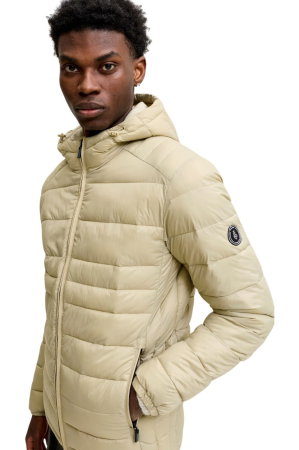 Geaca JACK &JONES Kingsley Light Puffer Hood - 12298869-Fields Of Rye [5]